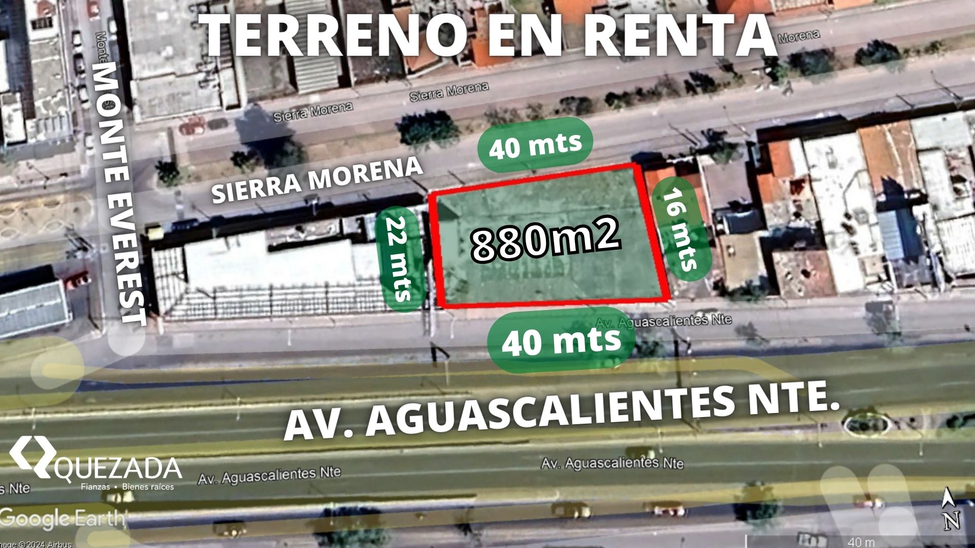 Terreno comercial sobre 2do anillo Norte