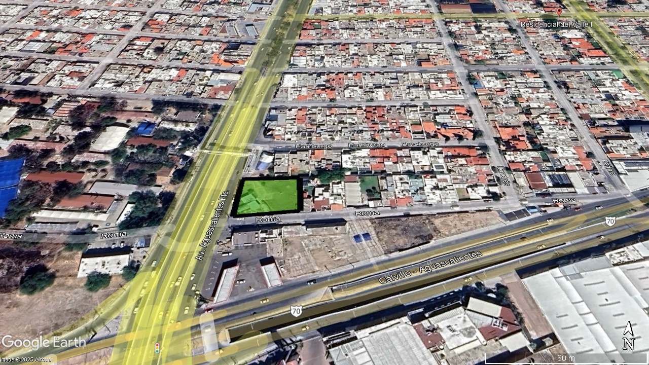 Terreno comercial en esquina.