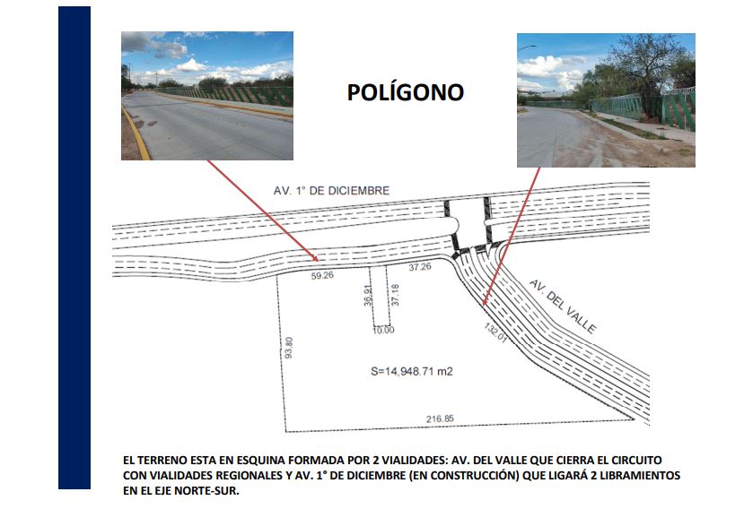 Terreno con uso de suelo mixto. 1.5HAS, zona de gran plusvalia