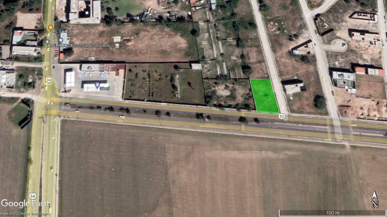 Terreno comercial en esquina 675m2