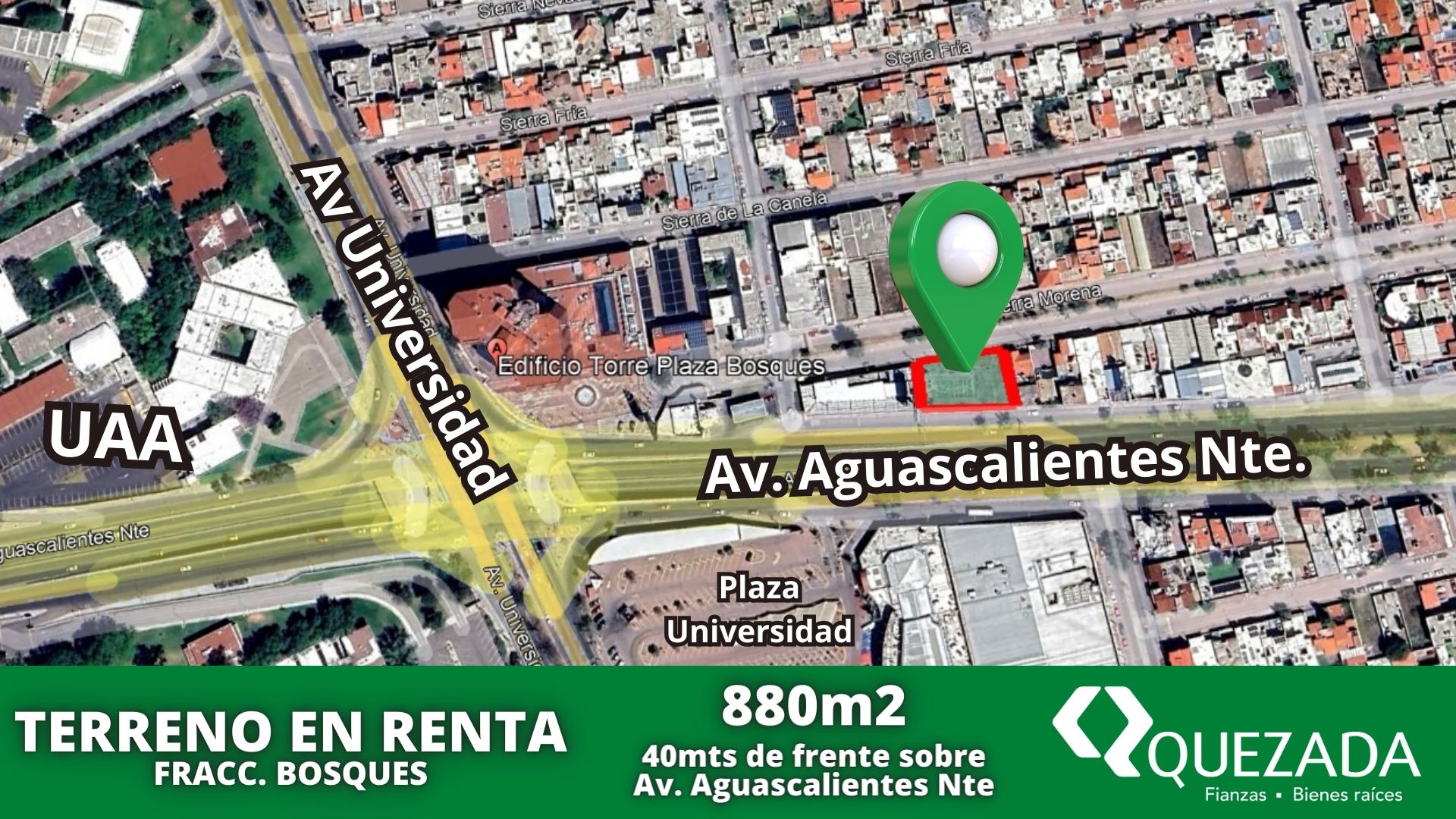 Terreno comercial sobre 2do anillo Norte
